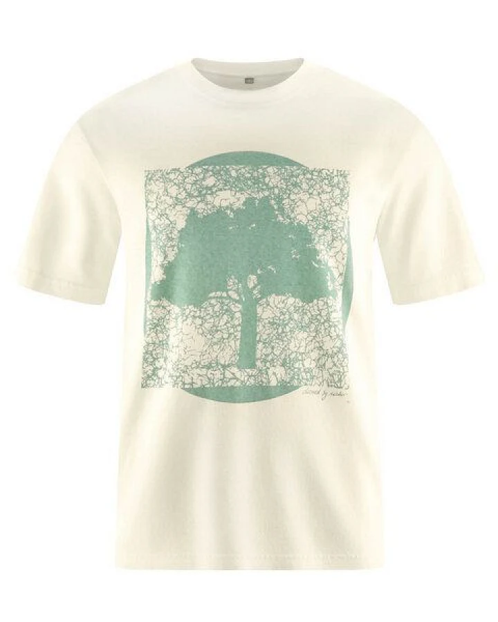 HempAge Herren T-Shirt mit Print Hanf/Biobaumwolle