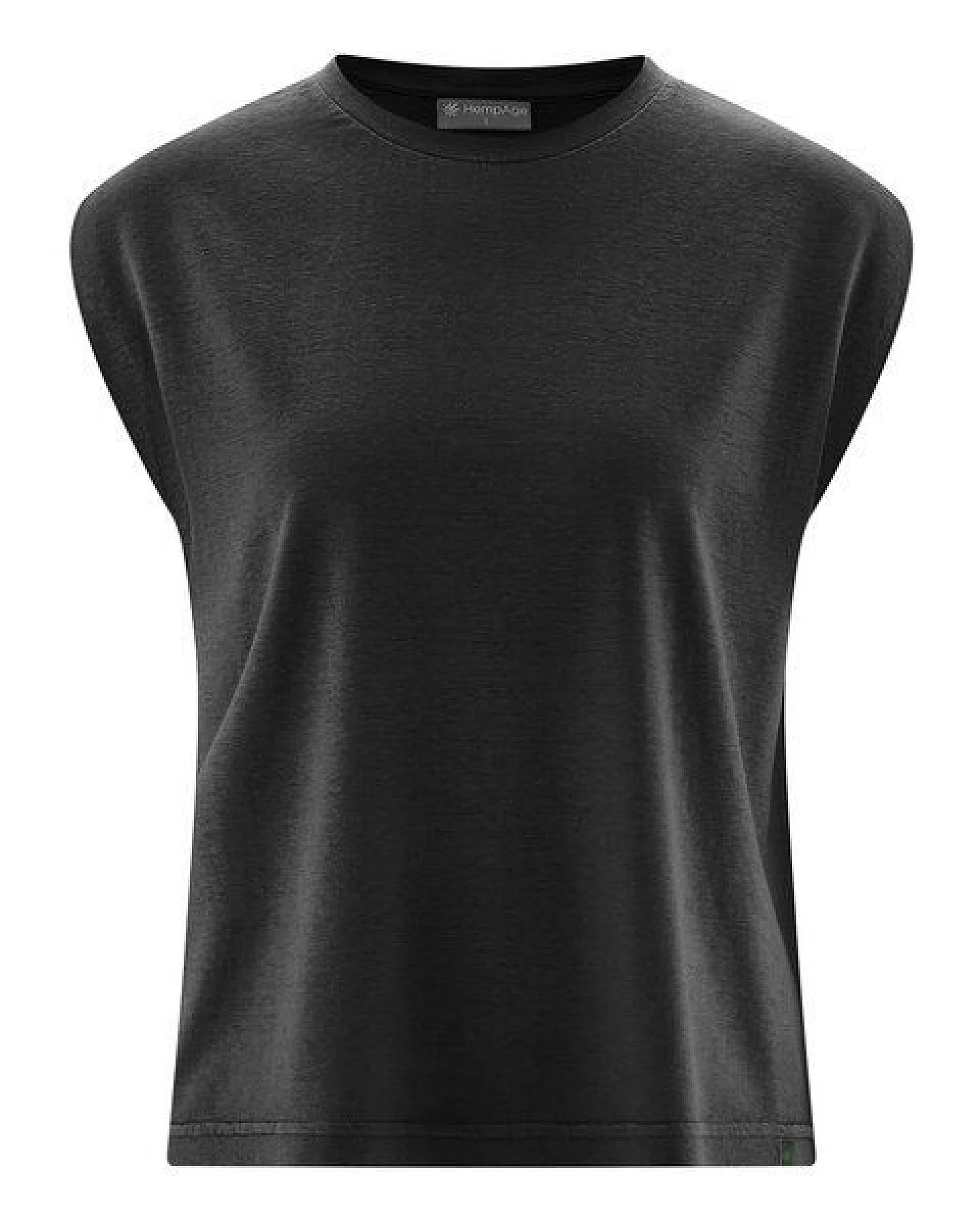HempAge Damen ärmelloses T-Shirt Hanf/Biobaumwolle – Ansicht 2