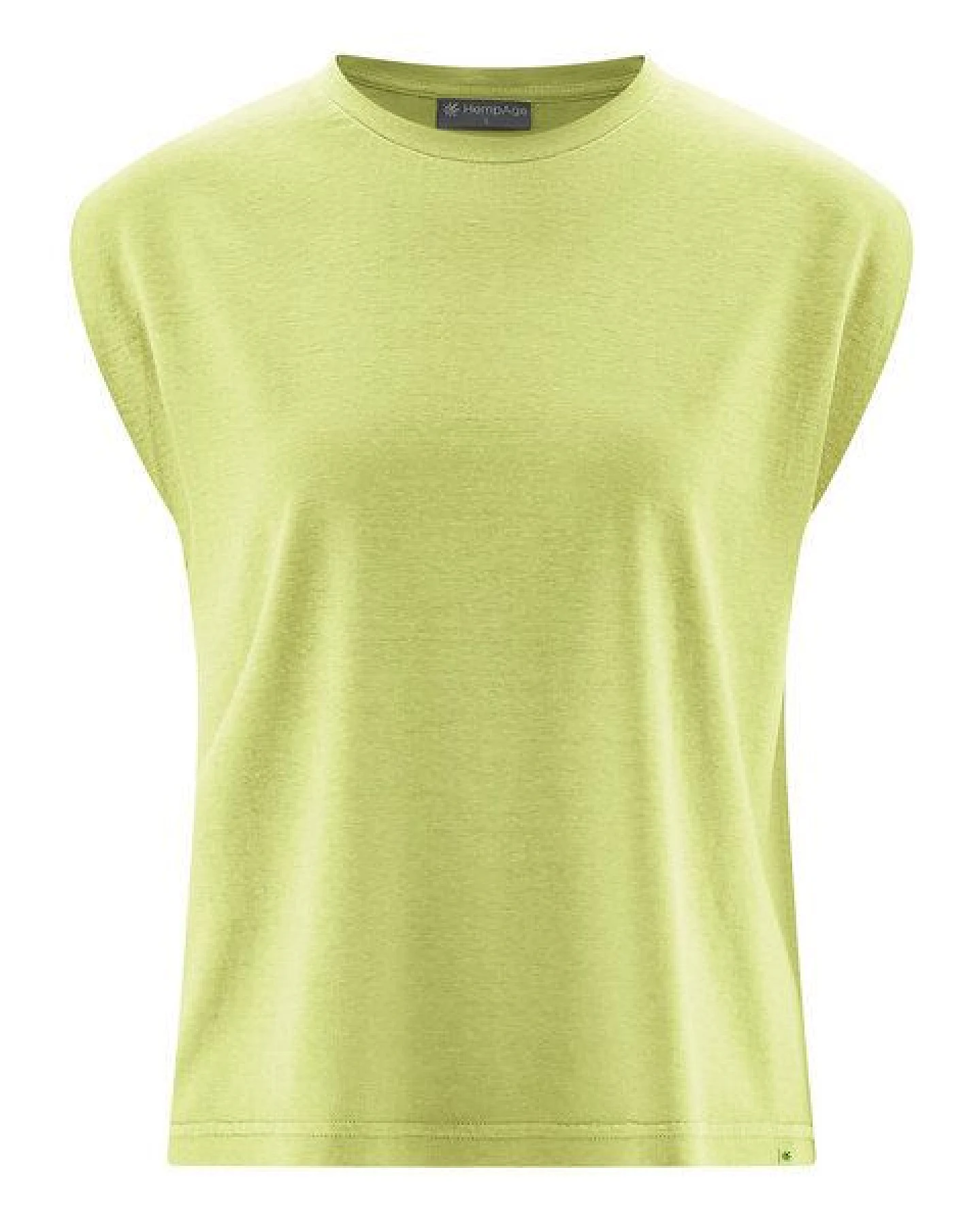 HempAge Damen ärmelloses T-Shirt Hanf/Biobaumwolle – Ansicht 2