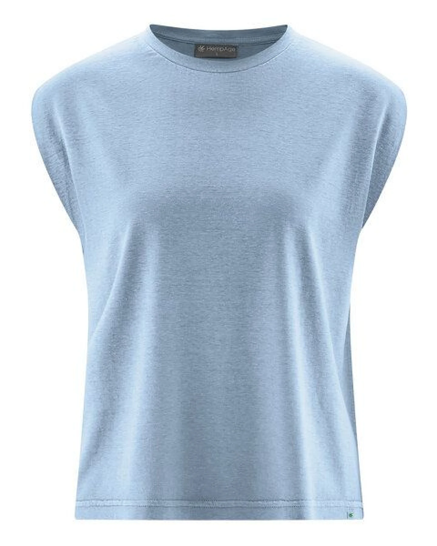 HempAge Damen ärmelloses T-Shirt Hanf/Biobaumwolle – Ansicht 2