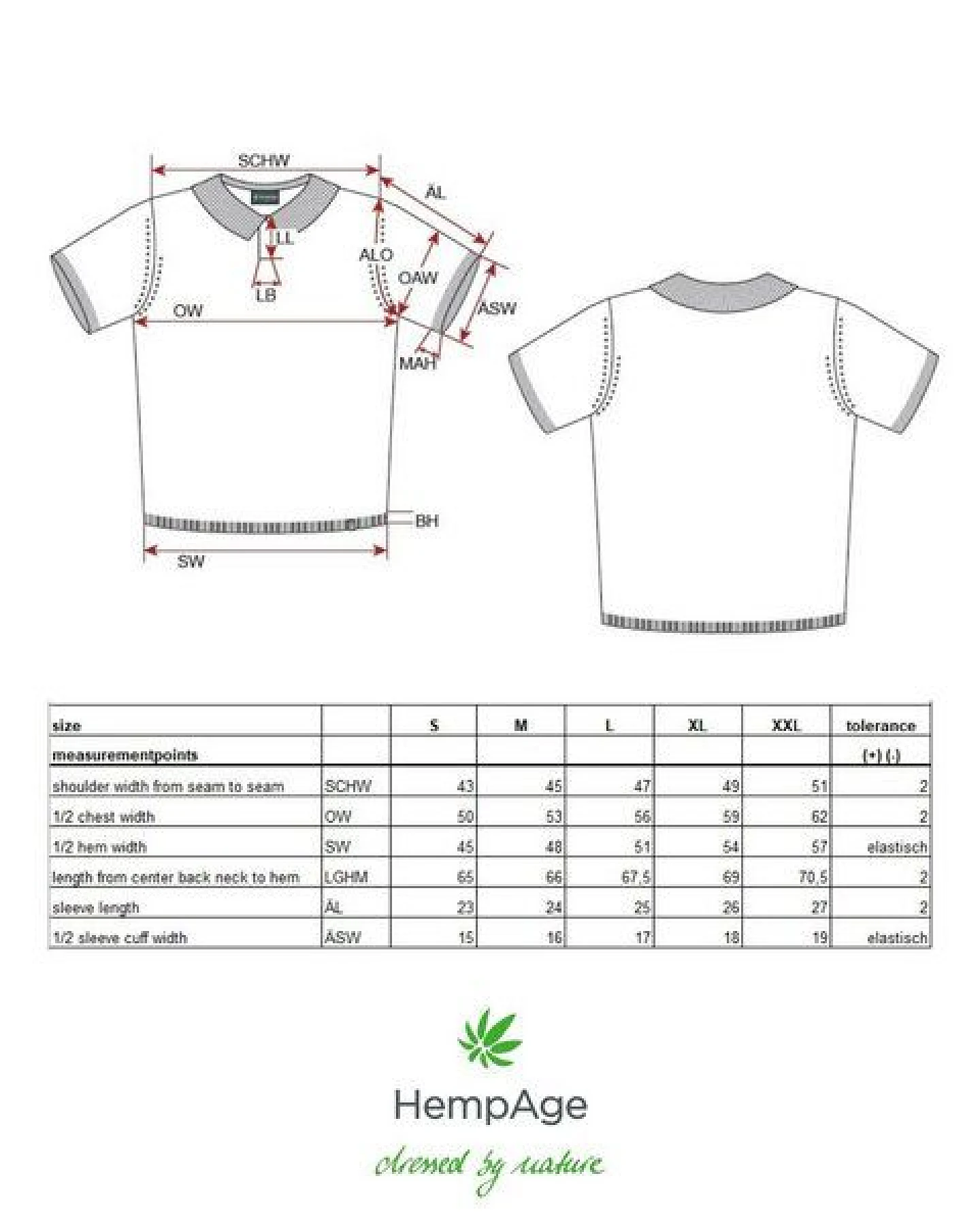 HempAge Herren Strick-Polo Hanf/Biobaumwolle – Ansicht 3