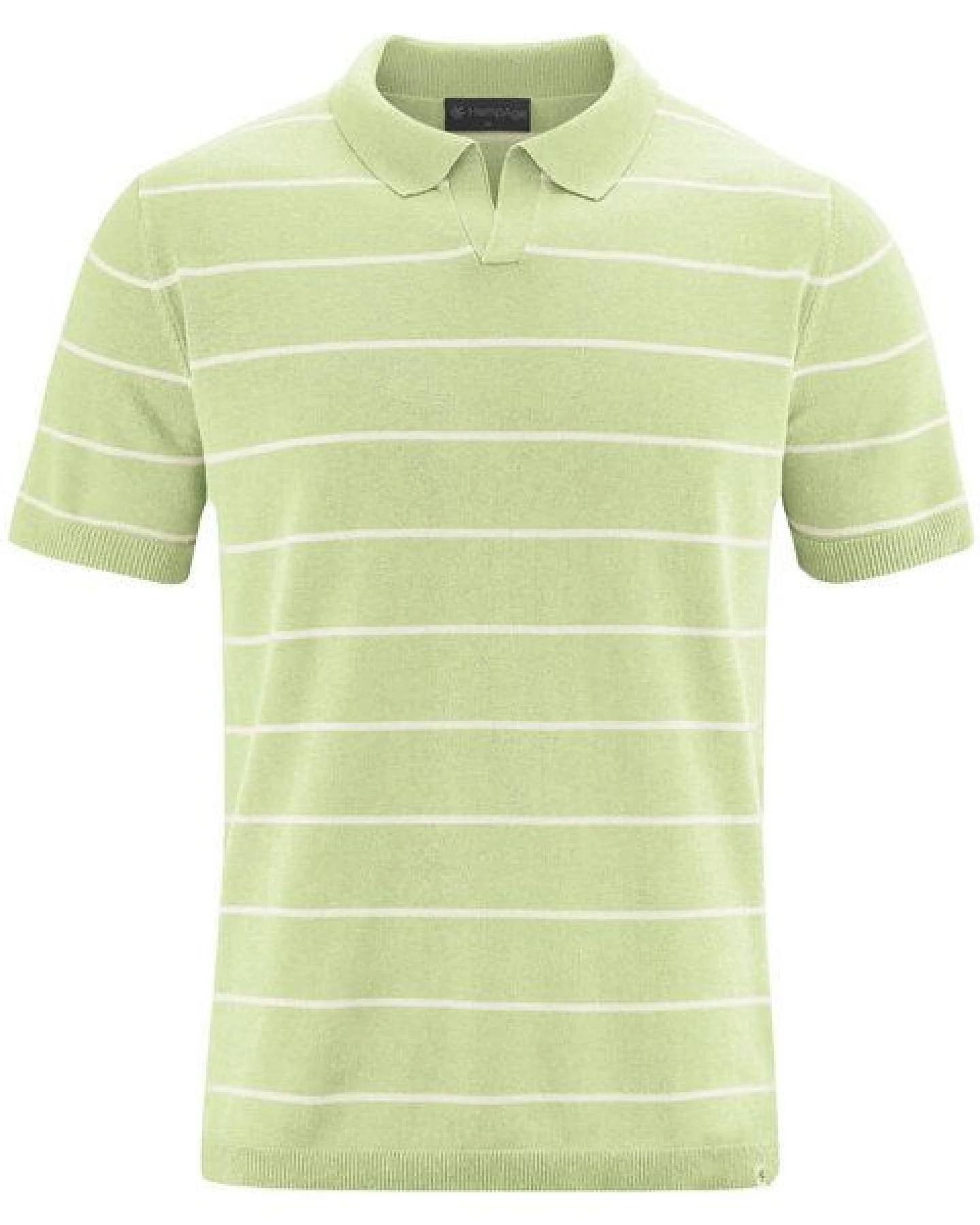 HempAge Herren Strick-Polo Hanf/Biobaumwolle – Ansicht 2