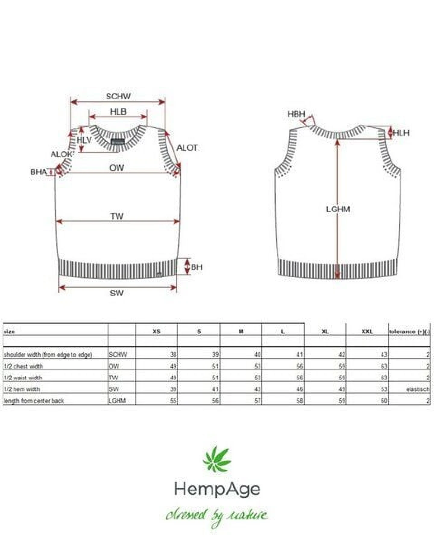 HempAge Damen Pullunder Hanf/Biobaumwolle – Ansicht 3