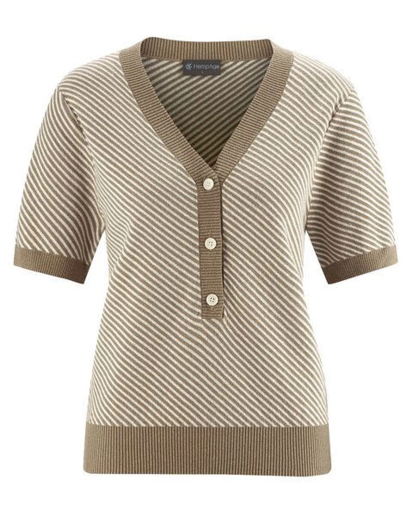 HempAge Damen Halbarmpullover Hanf/Biobaumwolle – Ansicht 2