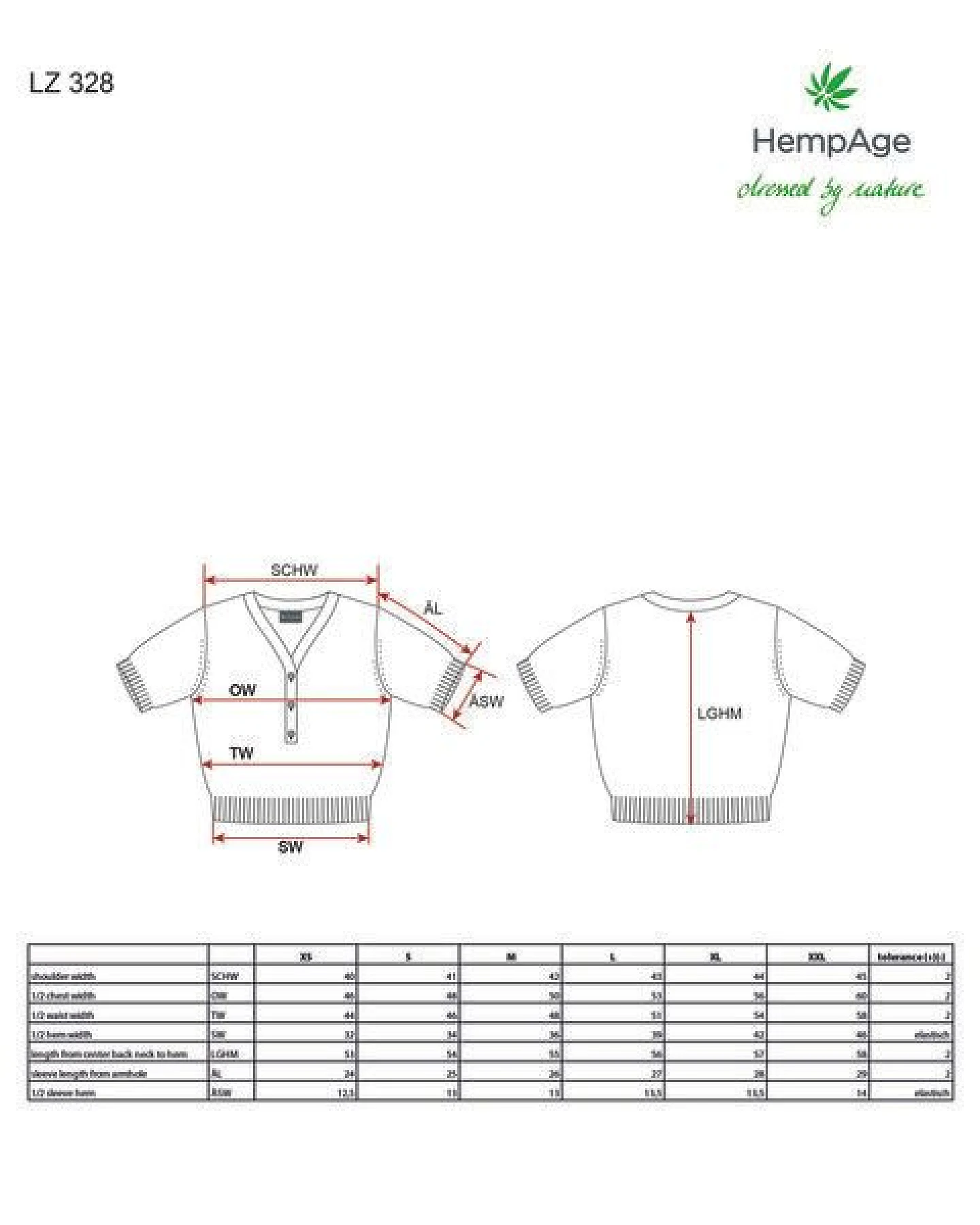 HempAge Damen Halbarmpullover Hanf/Biobaumwolle – Ansicht 3
