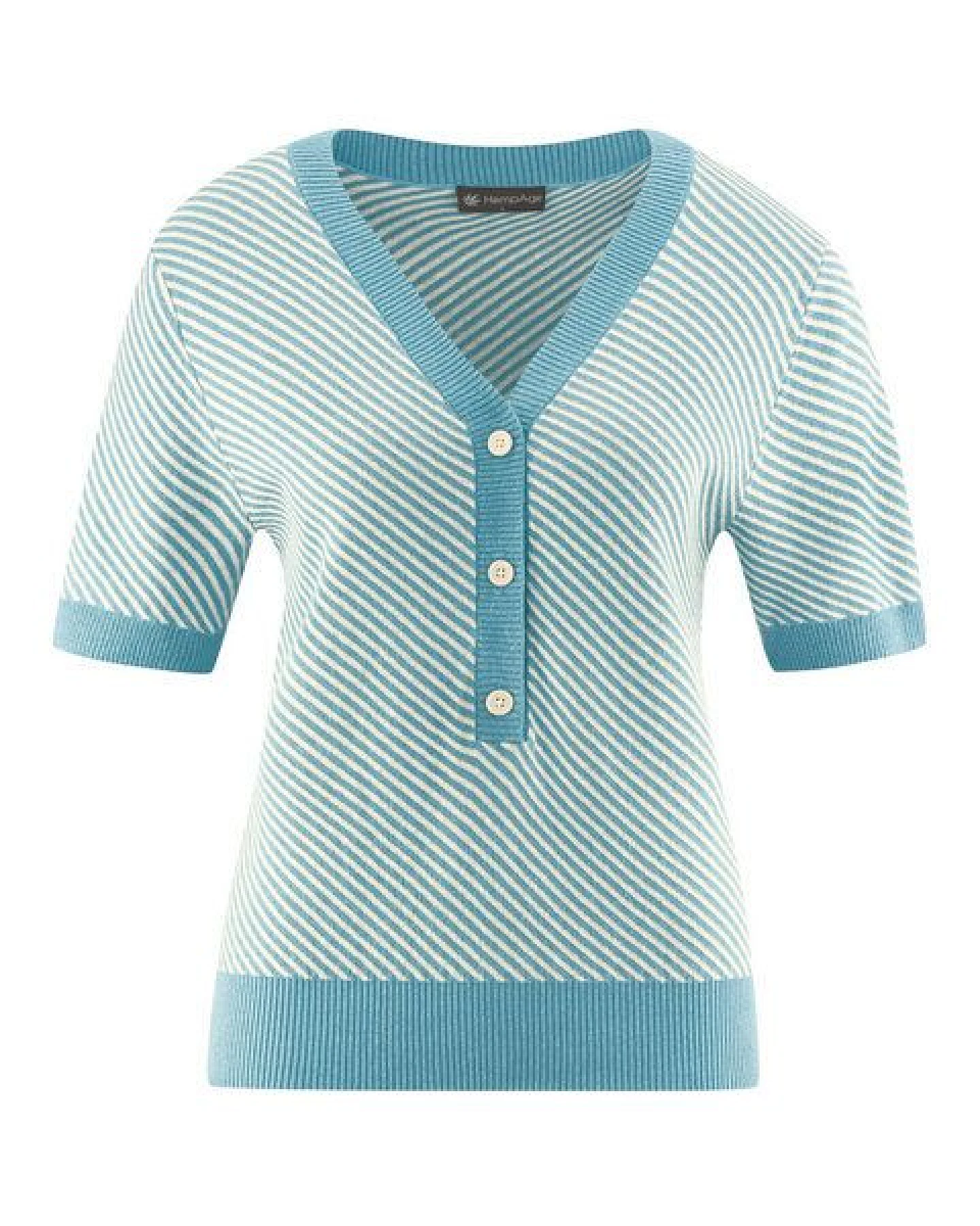 HempAge Damen Halbarmpullover Hanf/Biobaumwolle – Ansicht 2