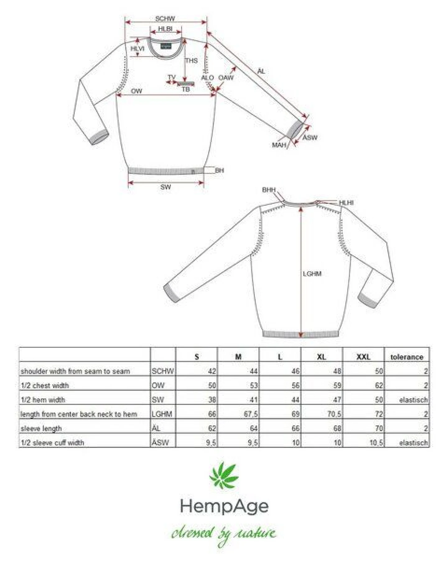 HempAge Herren Sommer Pullover Hanf/Biobaumwolle – Ansicht 3
