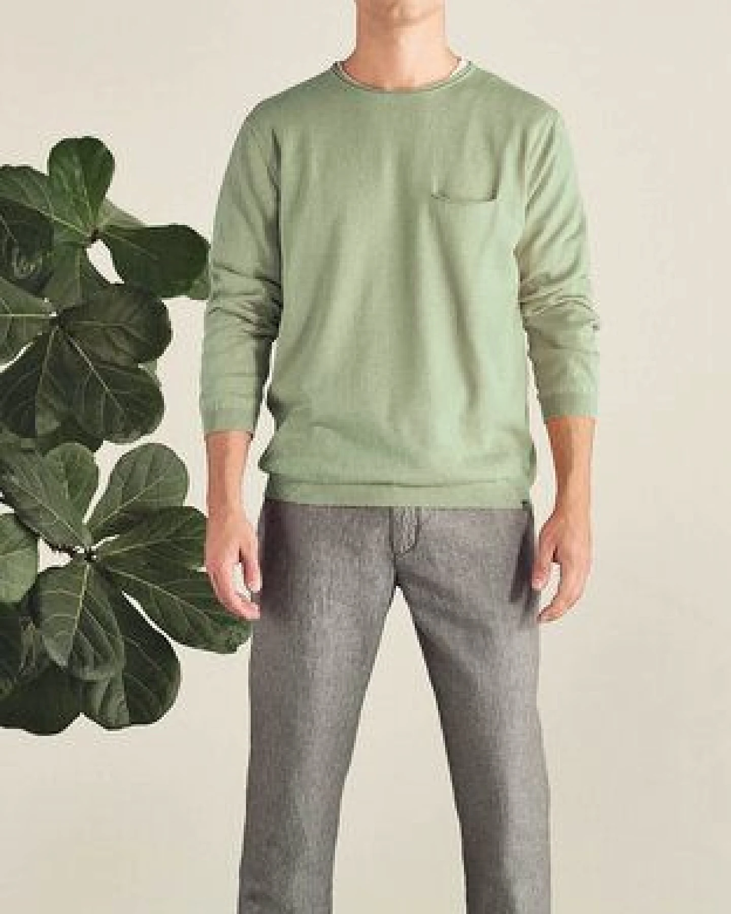 HempAge Herren Sommer Pullover Hanf/Biobaumwolle – Ansicht 4
