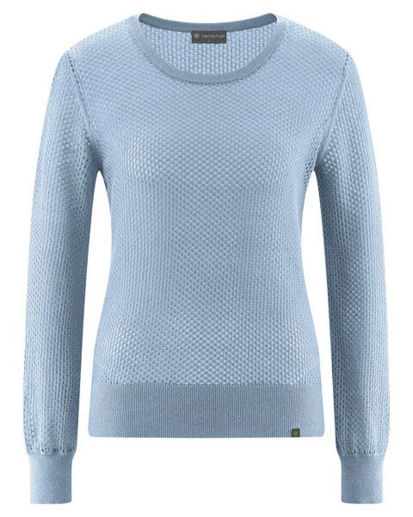 HempAge Damen Lochstrick Pullover Hanf/Biobaumwolle – Ansicht 2