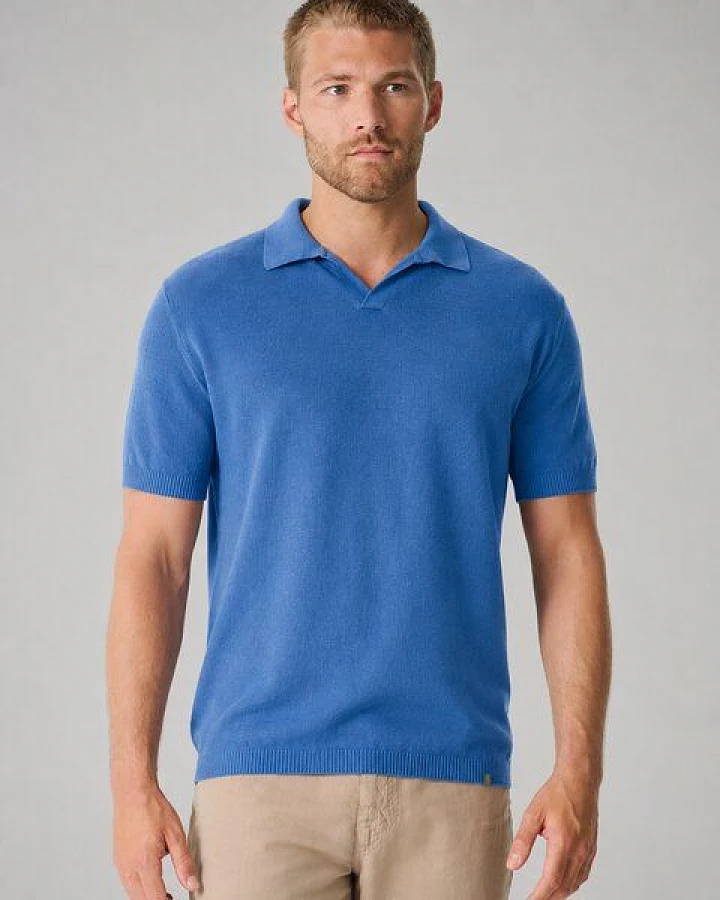 HempAge Herren Sommer Strick-Polo Hanf/Biobaumwolle