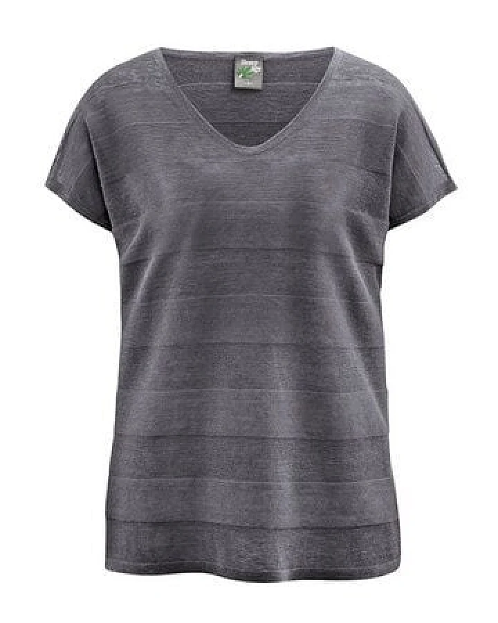 Hempage Damen Strick T-Shirt 100% Hanf