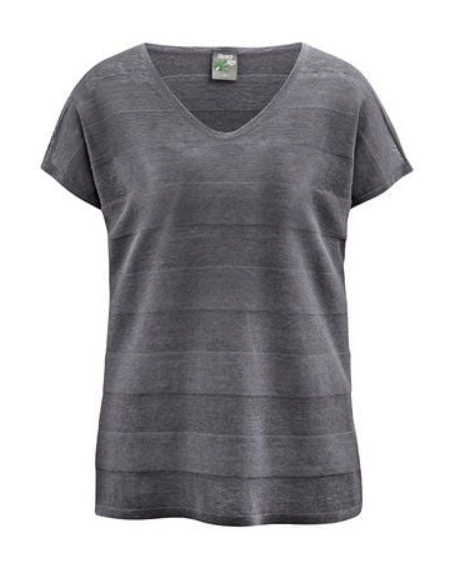 Hempage Damen Strick T-Shirt 100% Hanf – Ansicht 2