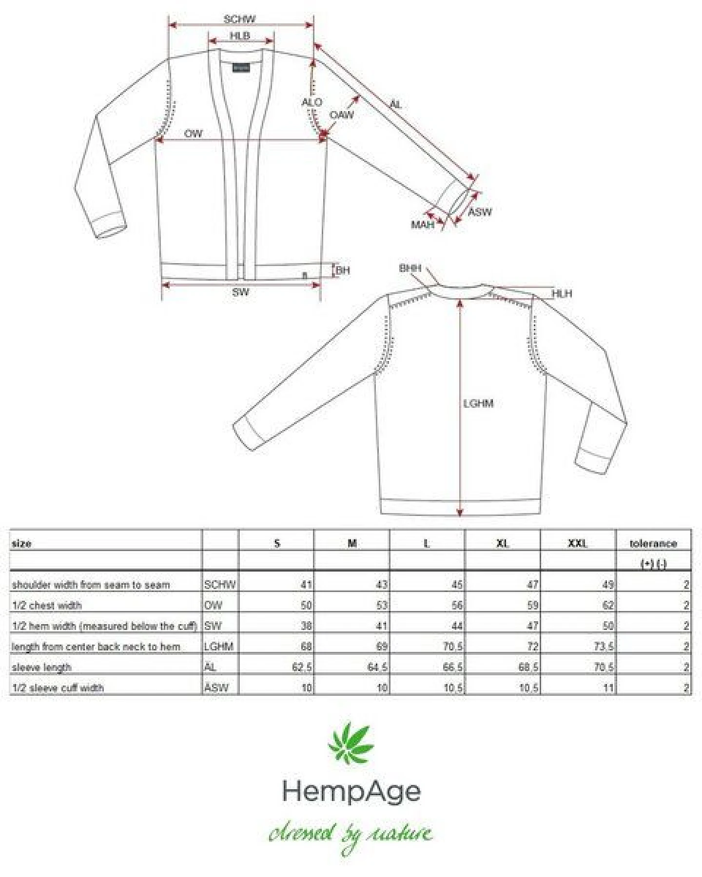 HempAge Herren Strickjacke Hanf/Biobaumwolle – Ansicht 2