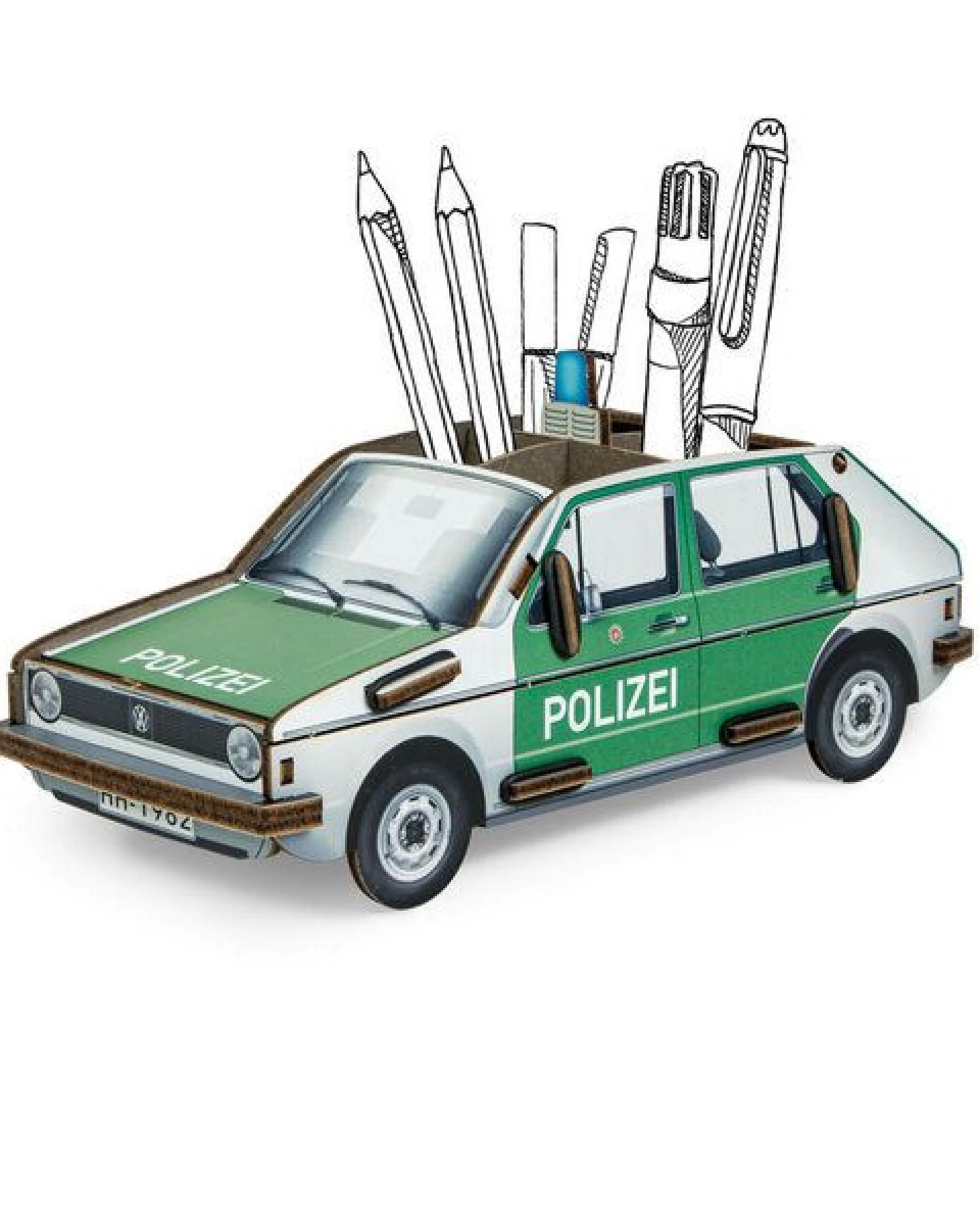 WERKHAUS Stiftebox VW Golf 1 - Polizei – Ansicht 2
