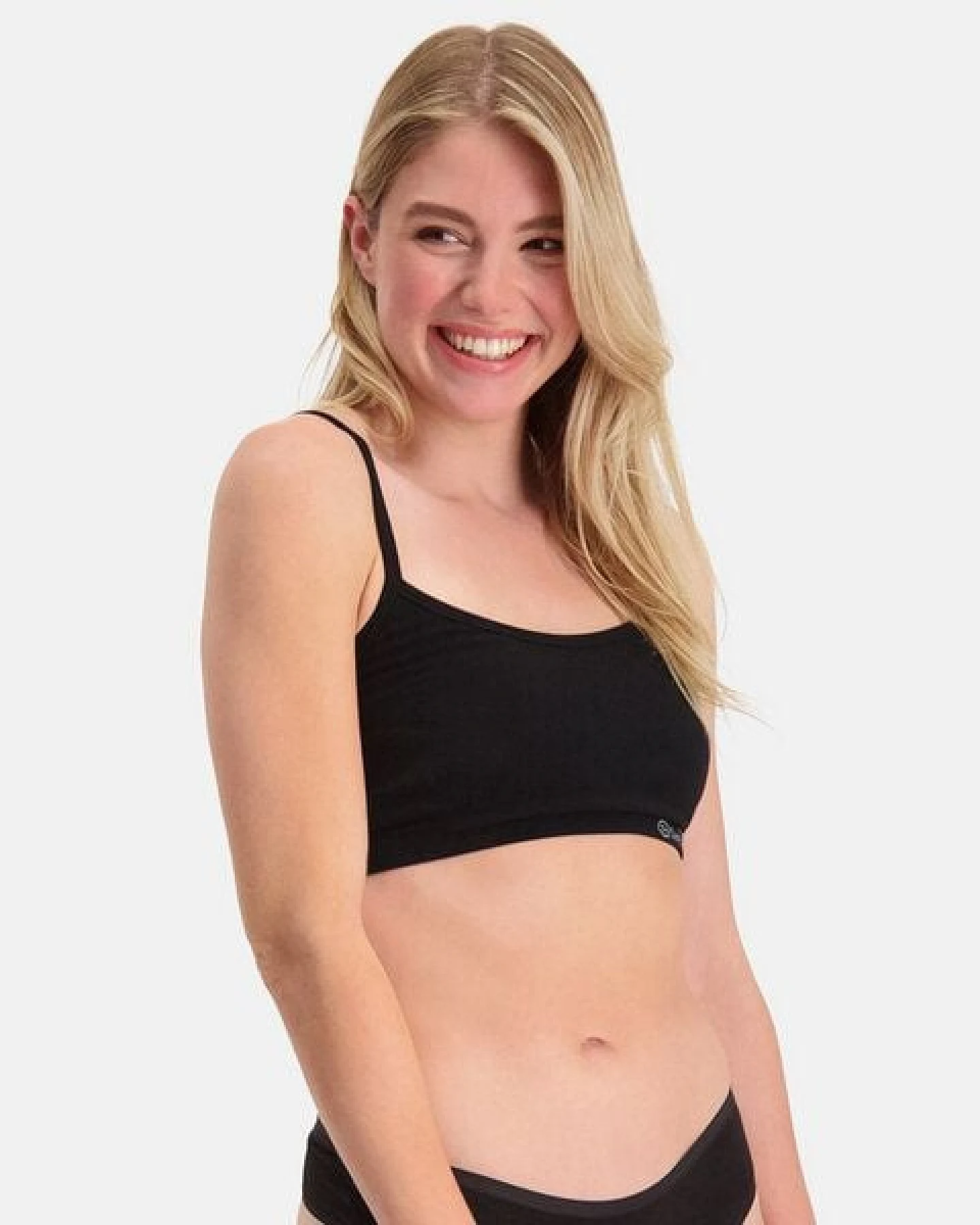 Bamboo Basics Nahtloser BH ELLE ( 2er Pack, schwarz) – Ansicht 4