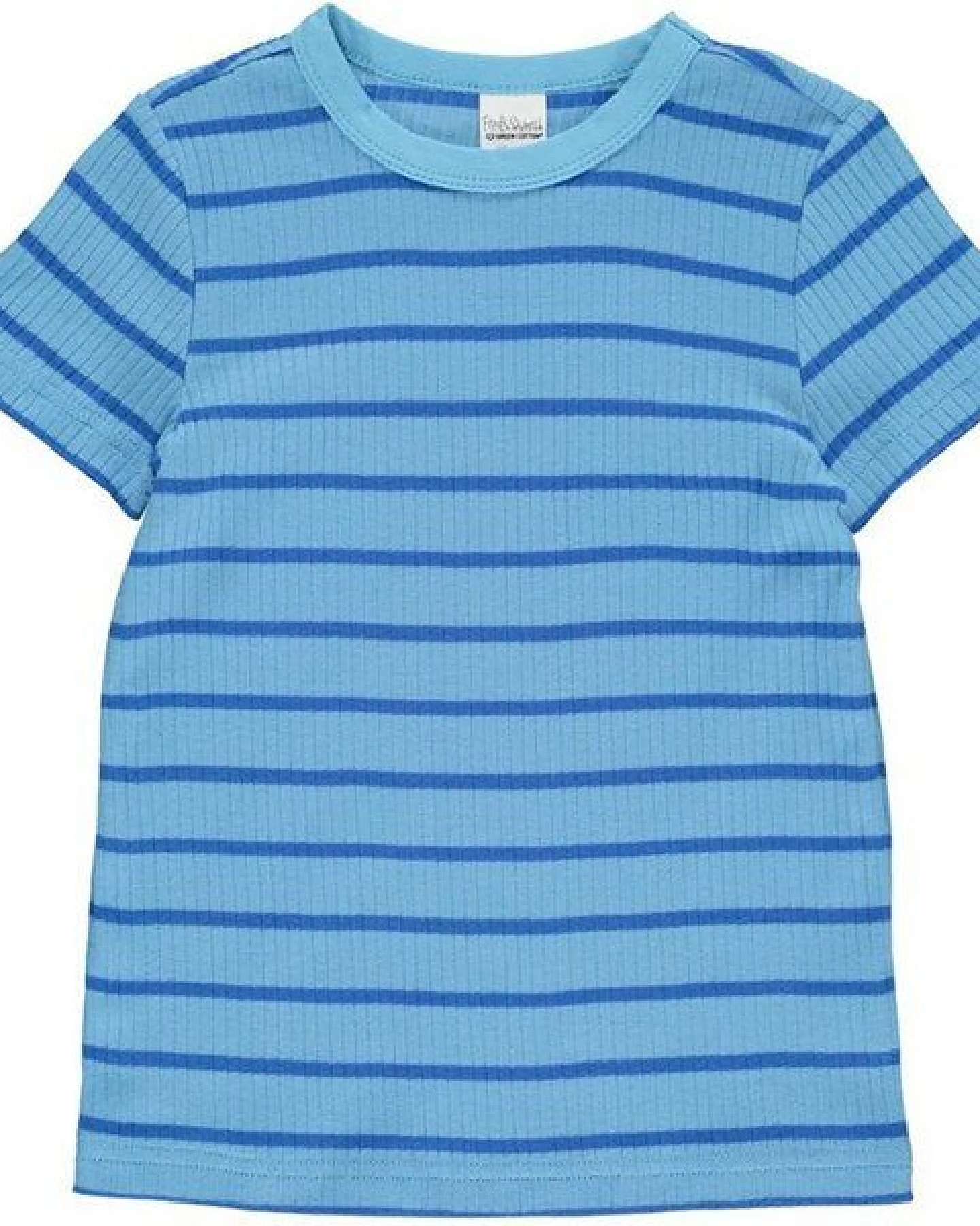 Fred's World by Green Cotton "Green Cotton" Kurzam - Rippen-Shirt Streifen – Ansicht 2