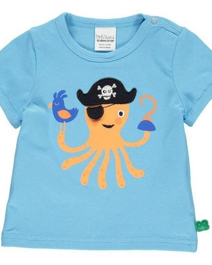 Fred's World by Green Cotton "Green Cotton" Kurzam - T-Shirt "Krake"