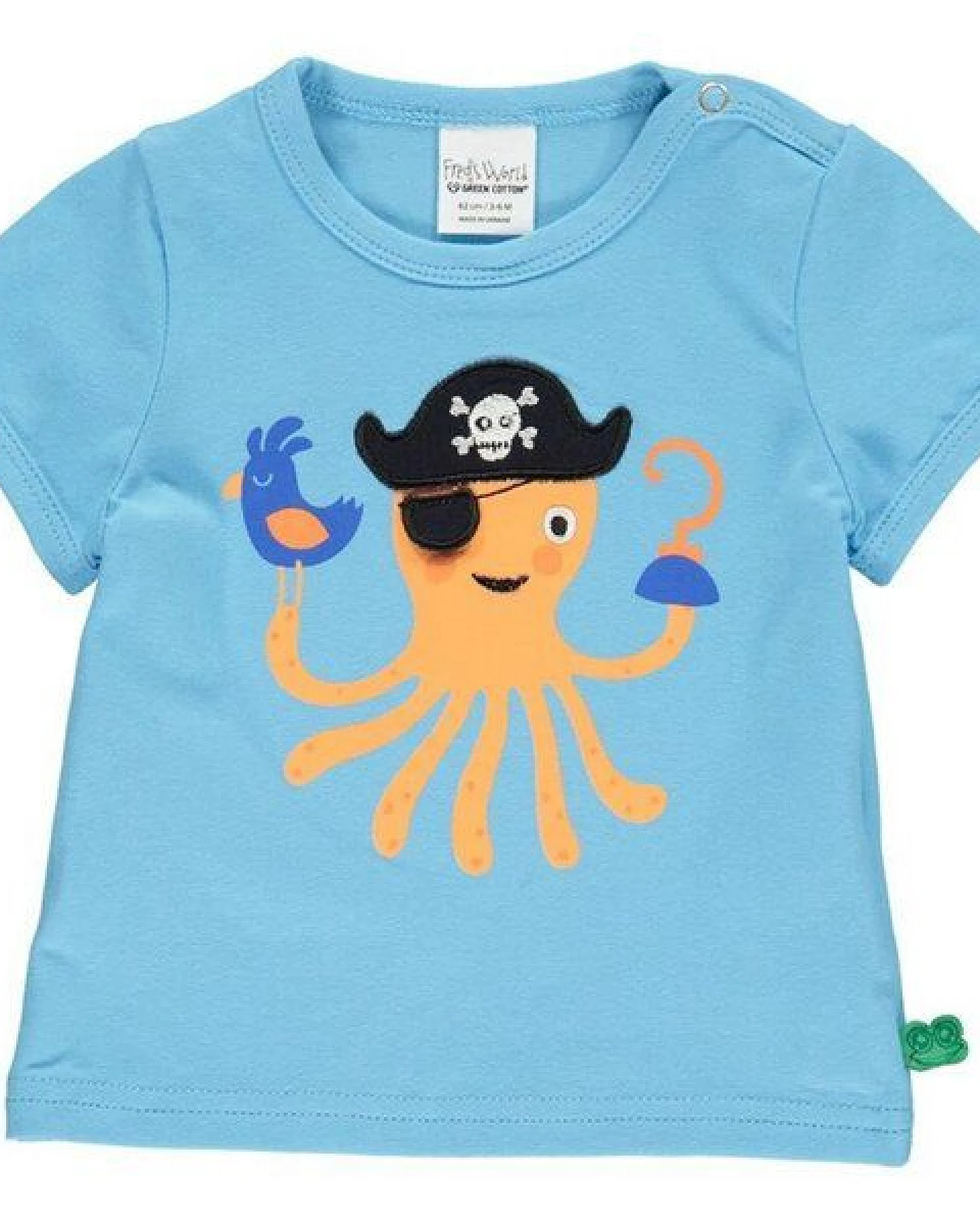 Fred's World by Green Cotton "Green Cotton" Kurzam - T-Shirt "Krake" – Ansicht 2