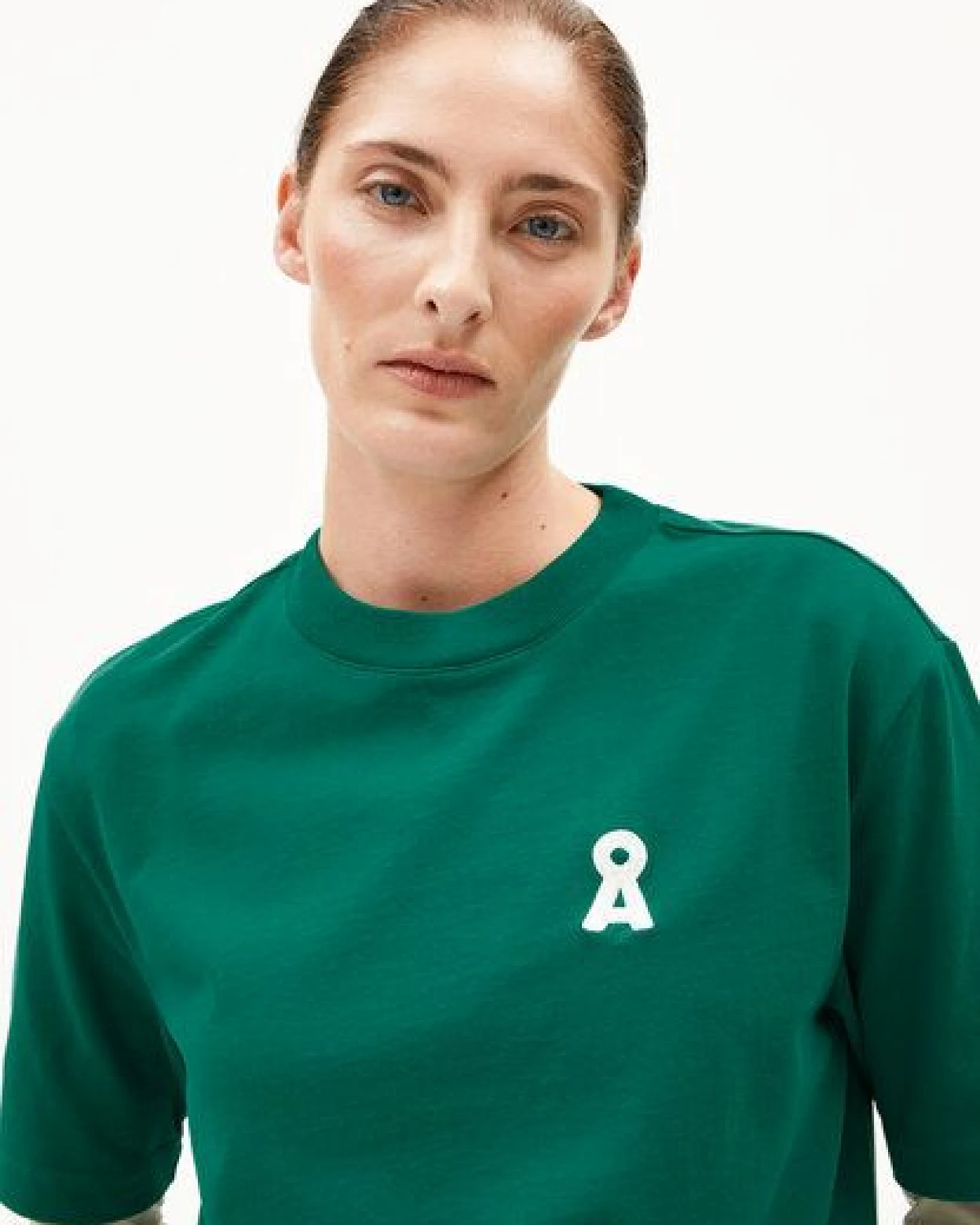 ARMEDANGELS ICONIC Å TARJAA Damen Heavyweight T-Shirt aus recyceltem Baumwoll Mix – Ansicht 3