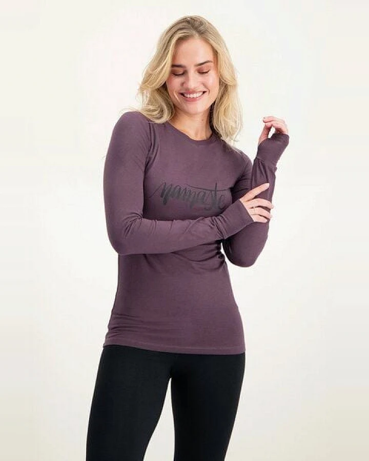 Urban Goddess Namaste Core Yoga-Longsleeve
