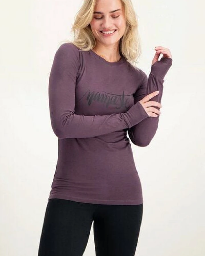 Urban Goddess Namaste Core Yoga-Longsleeve