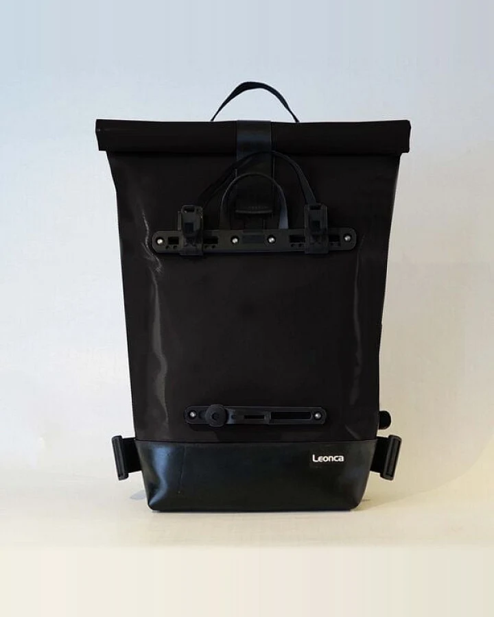 Leonca Upcycling Fahrradrucksack aus LKW-Plane in 11 Farben
