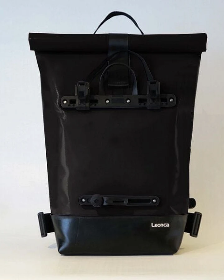 Leonca Upcycling Fahrradrucksack aus LKW-Plane in 11 Farben