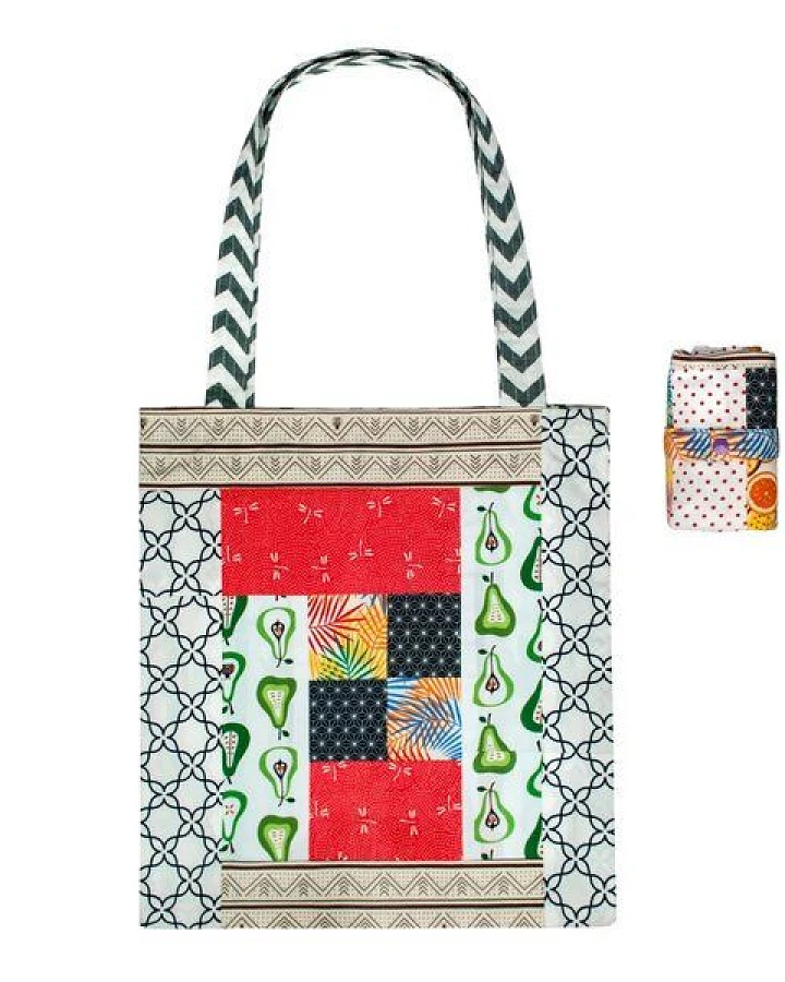 SuperBee Patchwork Tragetasche – Nachhaltigkeit in ihrer schönsten Form