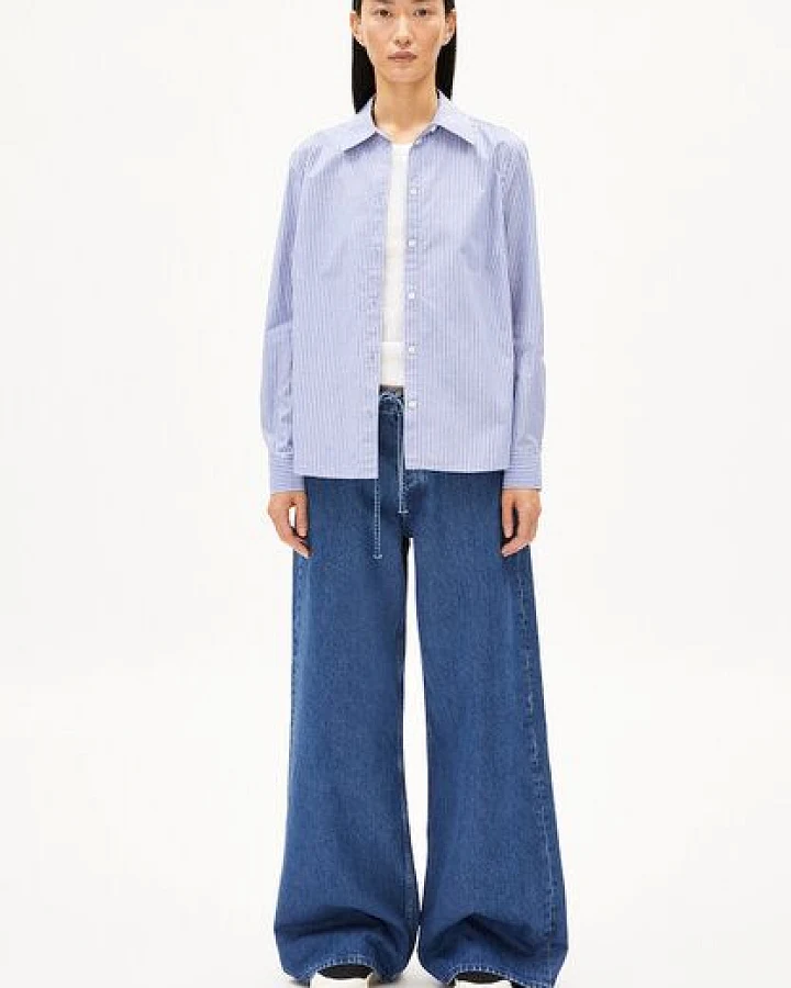 ARMEDANGELS ASTRAEAAS Damen Wide Jeans Bio-Baumwoll Mix