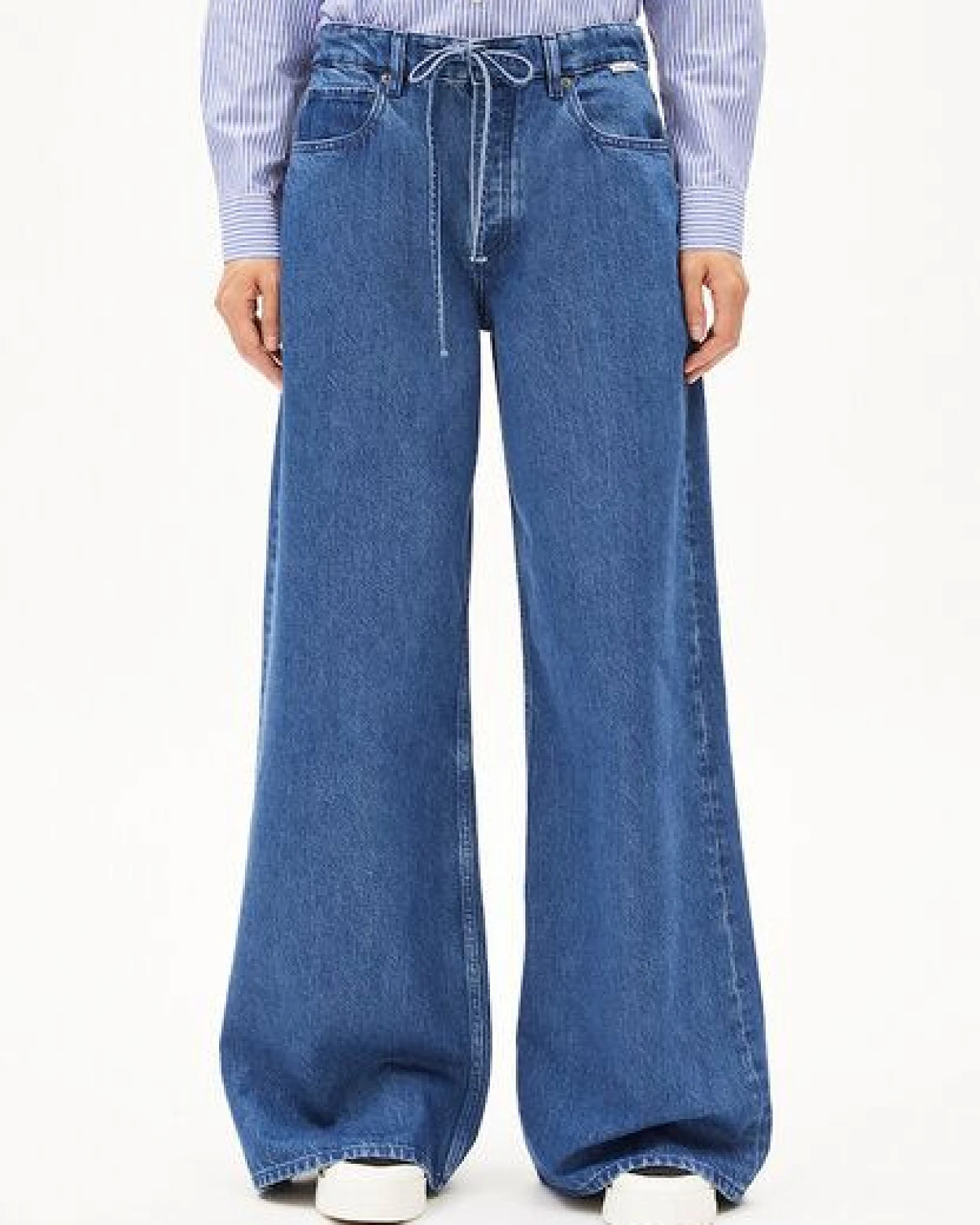 ARMEDANGELS ASTRAEAAS Damen Wide Jeans Bio-Baumwoll Mix – Ansicht 2