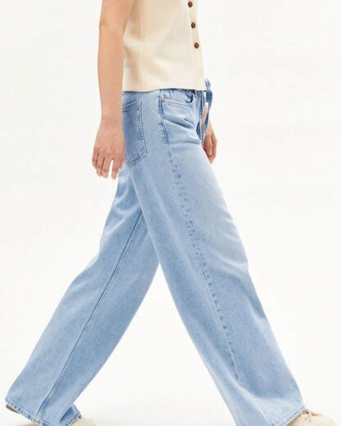 ARMEDANGELS ASTRAEAAS Damen Wide Jeans Bio-Baumwoll Mix – Ansicht 4