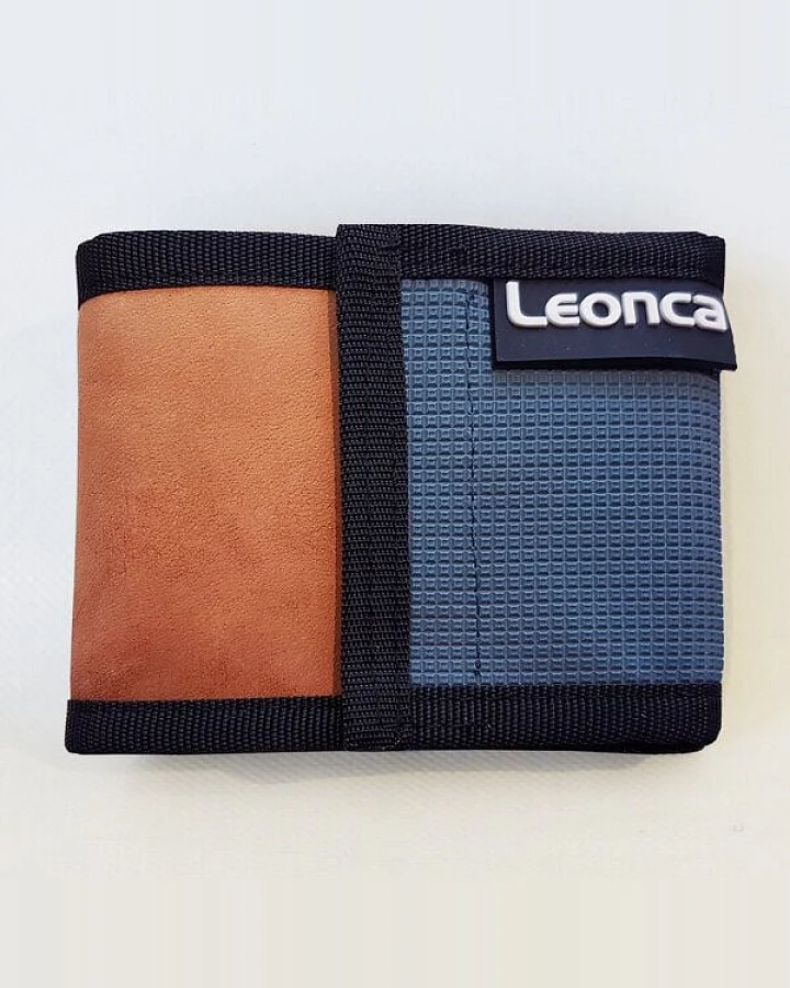 Leonca Portemonnaie aus Turnmatte & Turnbockleder