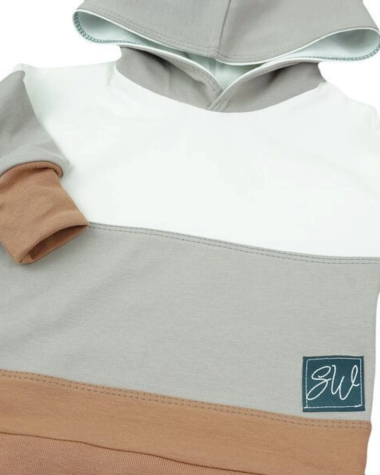 Sternchenwolke BIO Hoodie "Cafe au lait" – Ansicht 3