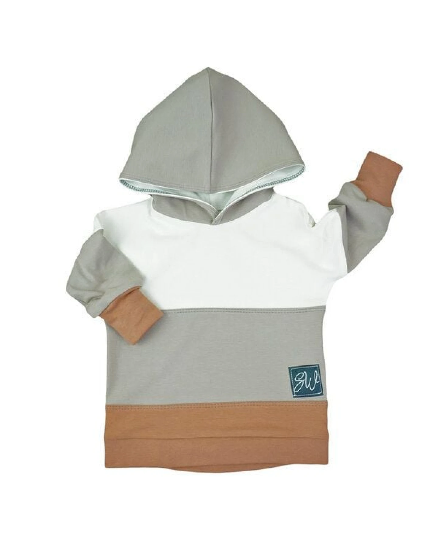 Sternchenwolke BIO Hoodie "Cafe au lait" – Ansicht 2