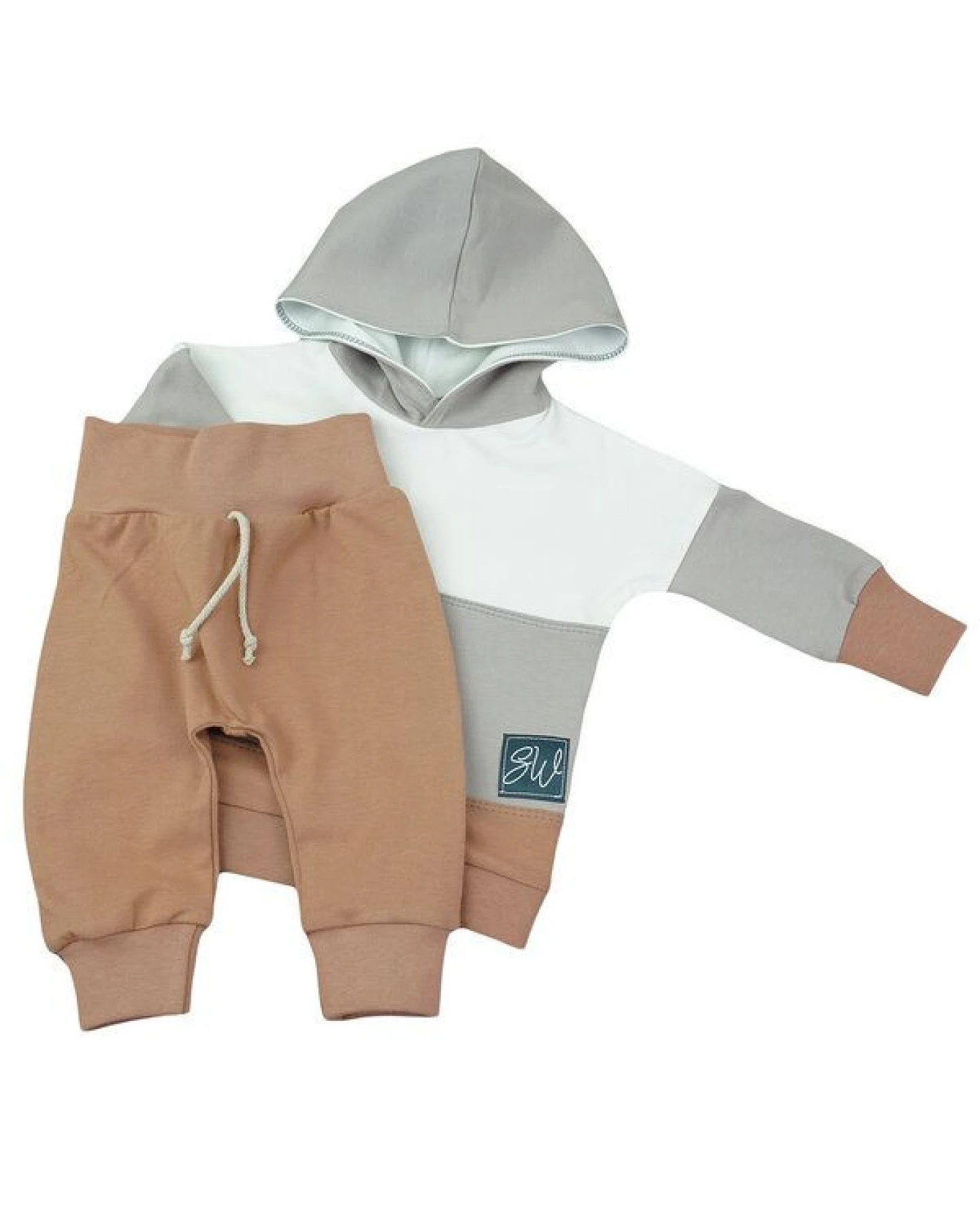 Sternchenwolke BIO Hoodie "Cafe au lait" – Ansicht 4
