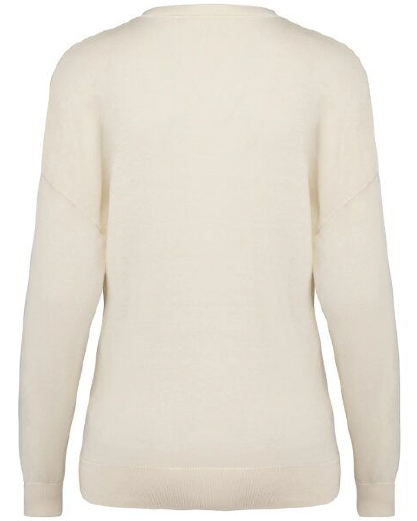 Greenspired Umweltfreundlicher Damenpullover mit V-Ausschnitt aus Lyocell 280g/m² – Ansicht 2