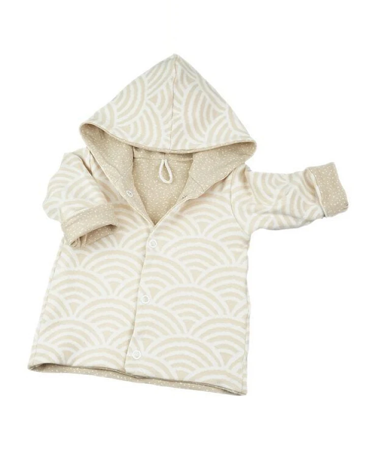 Sternchenwolke BIO Jacke "Jacquard Macadamia"