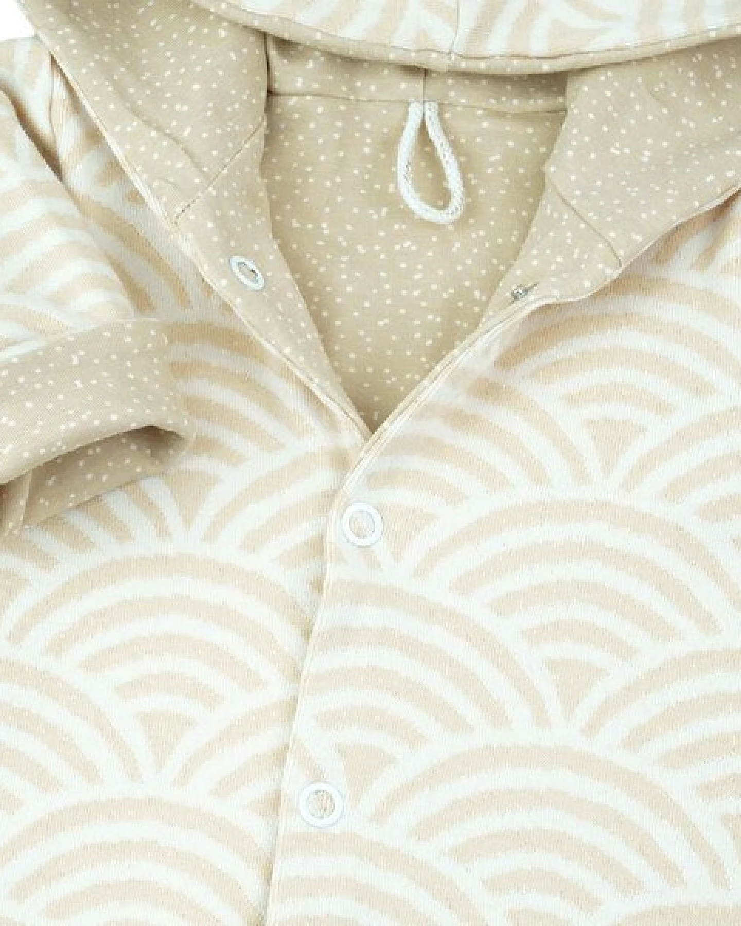 Sternchenwolke BIO Jacke "Jacquard Macadamia" – Ansicht 2