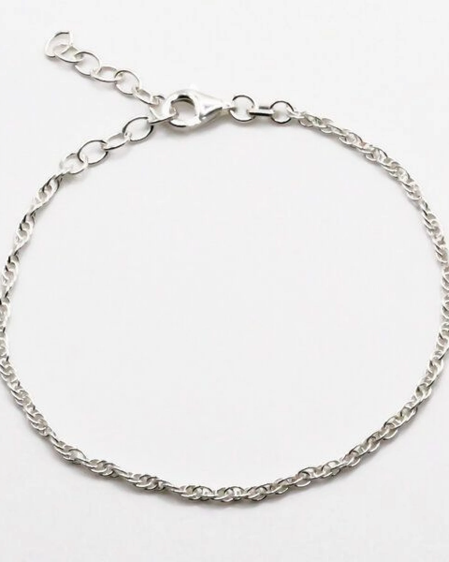 juni Silberarmband Doppelanker – Ansicht 2