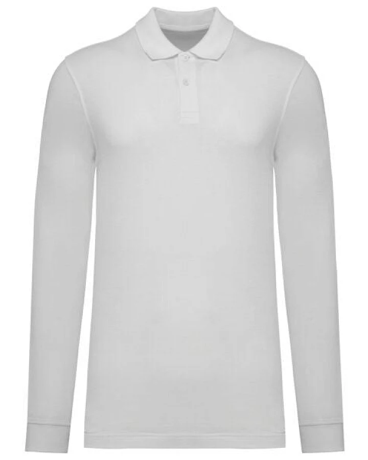 Greenspired Herren Piqué-Polohemd mit langen Ärmeln 180 g/m² XS - 4 XL