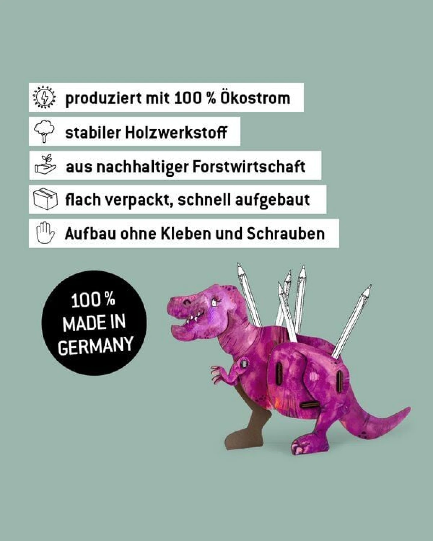 WERKHAUS Stiftebox Dino – Ansicht 4