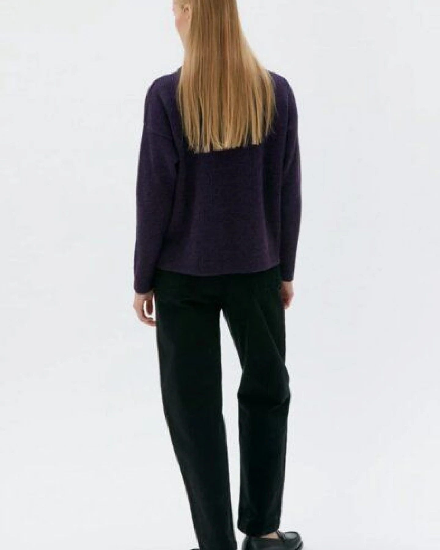 Maska HELGA Lammwolle Sweater mit Taschen – Ansicht 2