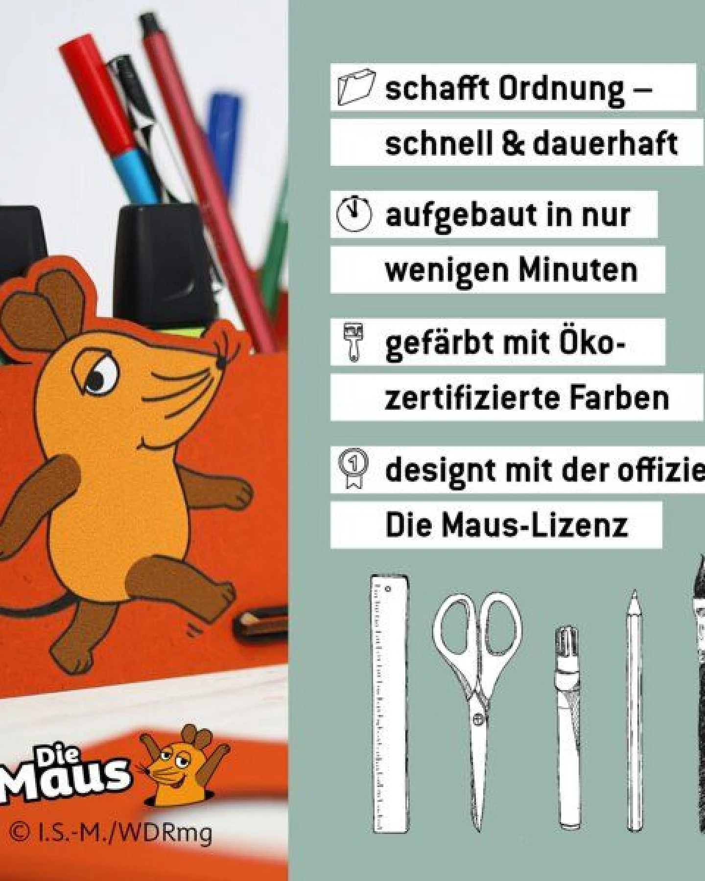 WERKHAUS Die Maus - Stiftebox L – Ansicht 3