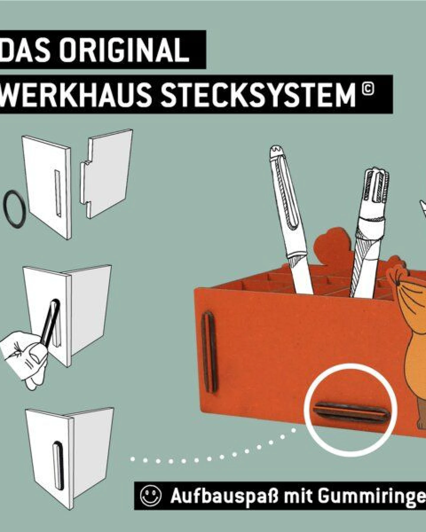 WERKHAUS Die Maus - Stiftebox L – Ansicht 4