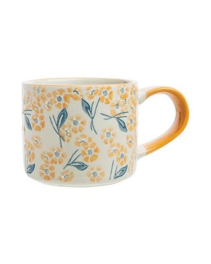 TRANQUILLO Tasse VINTAGE GARDEN aus Steinzeug, 400 ml (POR768, POR769, POR770)