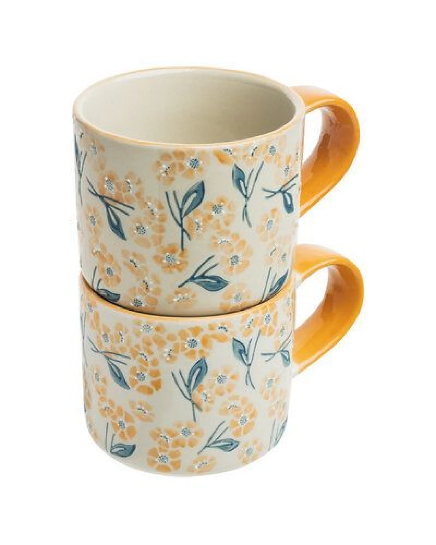 TRANQUILLO Tasse VINTAGE GARDEN aus Steinzeug, 400 ml (POR768, POR769, POR770) – Ansicht 3
