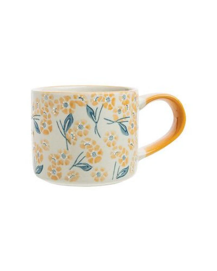TRANQUILLO Tasse VINTAGE GARDEN aus Steinzeug, 400 ml (POR768, POR769, POR770)