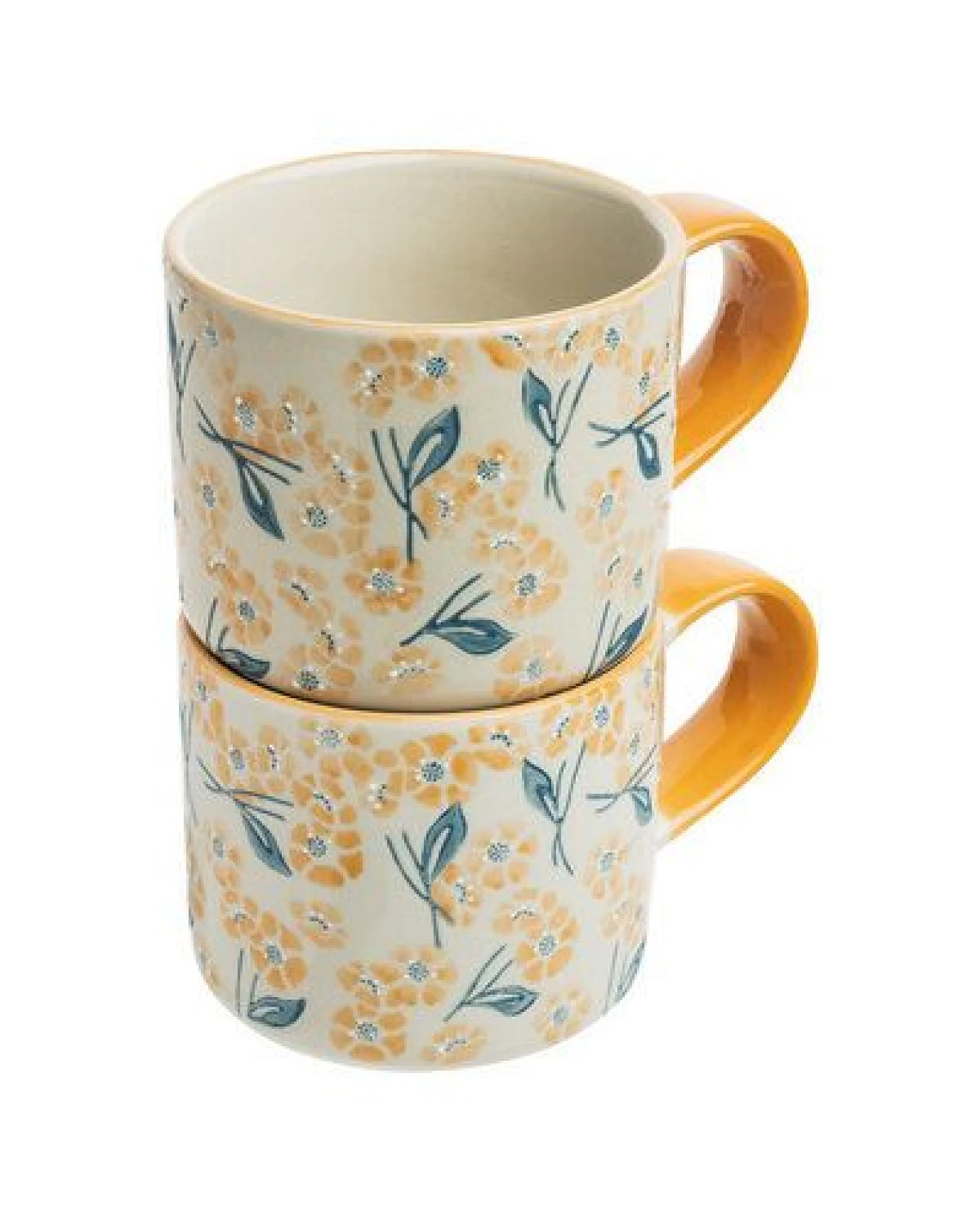 TRANQUILLO Tasse VINTAGE GARDEN aus Steinzeug, 400 ml (POR768, POR769, POR770) – Ansicht 2