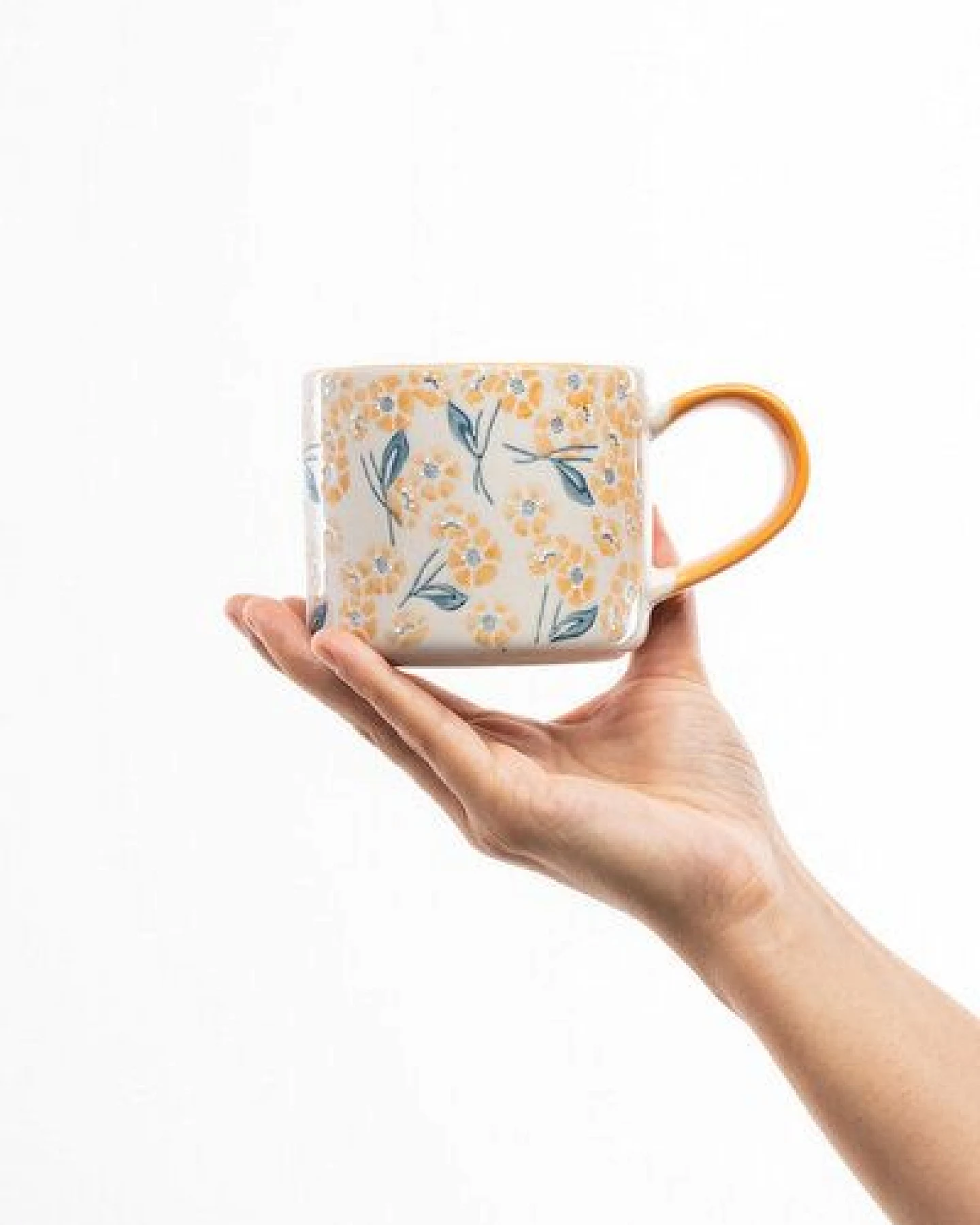 TRANQUILLO Tasse VINTAGE GARDEN aus Steinzeug, 400 ml (POR768, POR769, POR770) – Ansicht 3