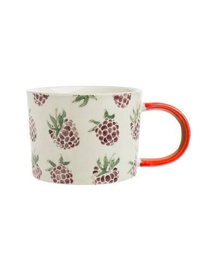 TRANQUILLO Tasse VINTAGE GARDEN Früchte aus Steinzeug, 300 ml (POR77, POR772, POR773)